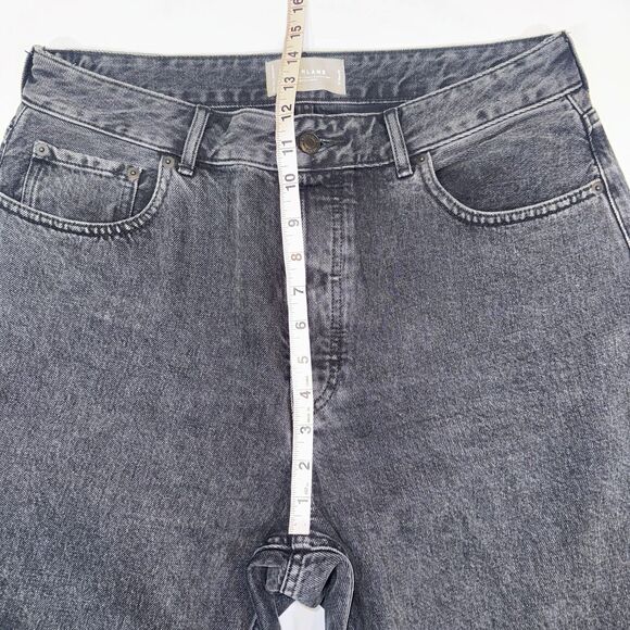 Everlane The Curvy 90's Cheeky Straight Jean Black Gray Women 32 Reg 28" Inseam - Picture 4 of 11